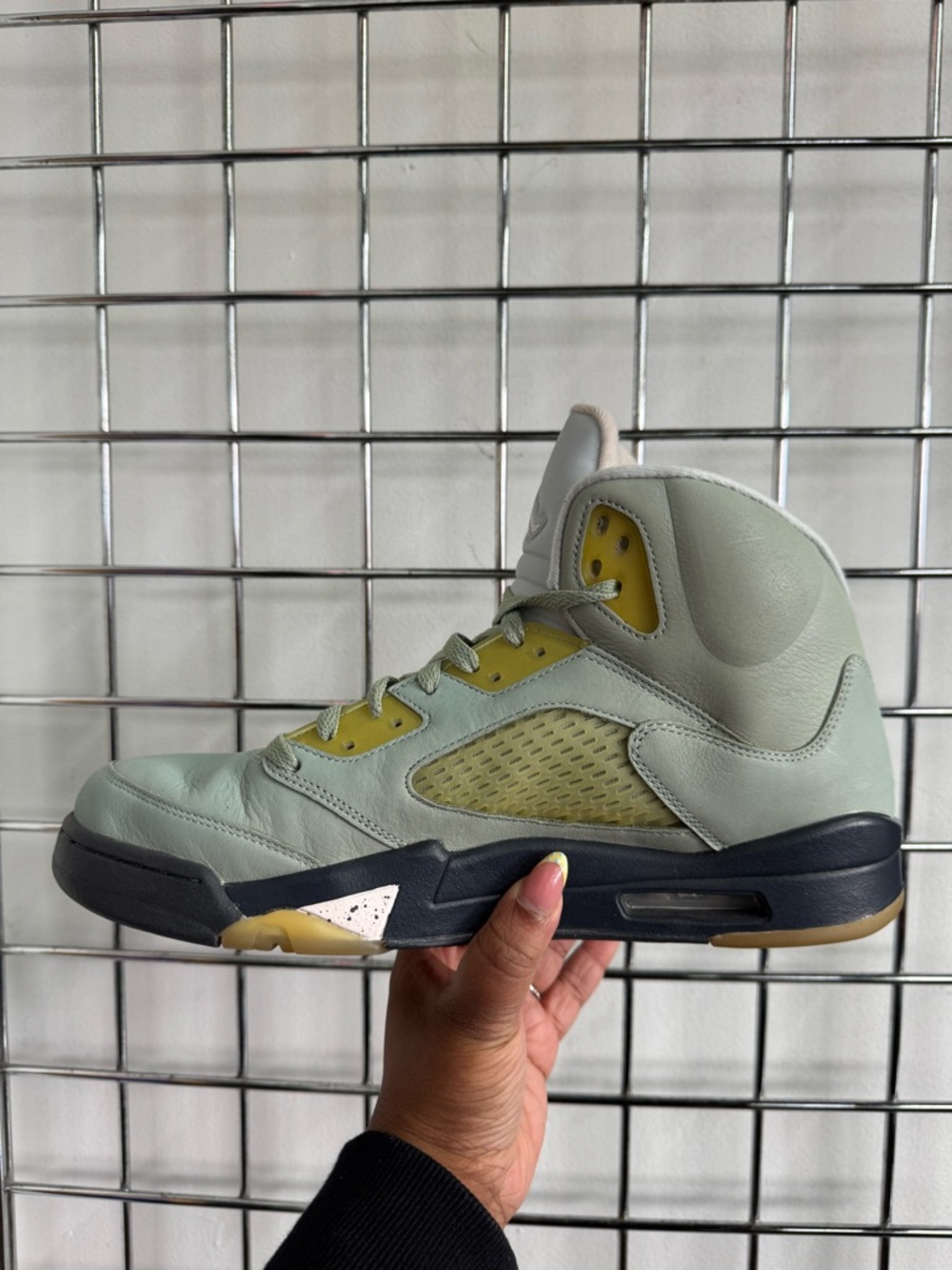 Nike Air Jordan 5 Retro Jade Horizon Mens Size 13 Green Silver DC7501-300 - Picture 1 of 10
